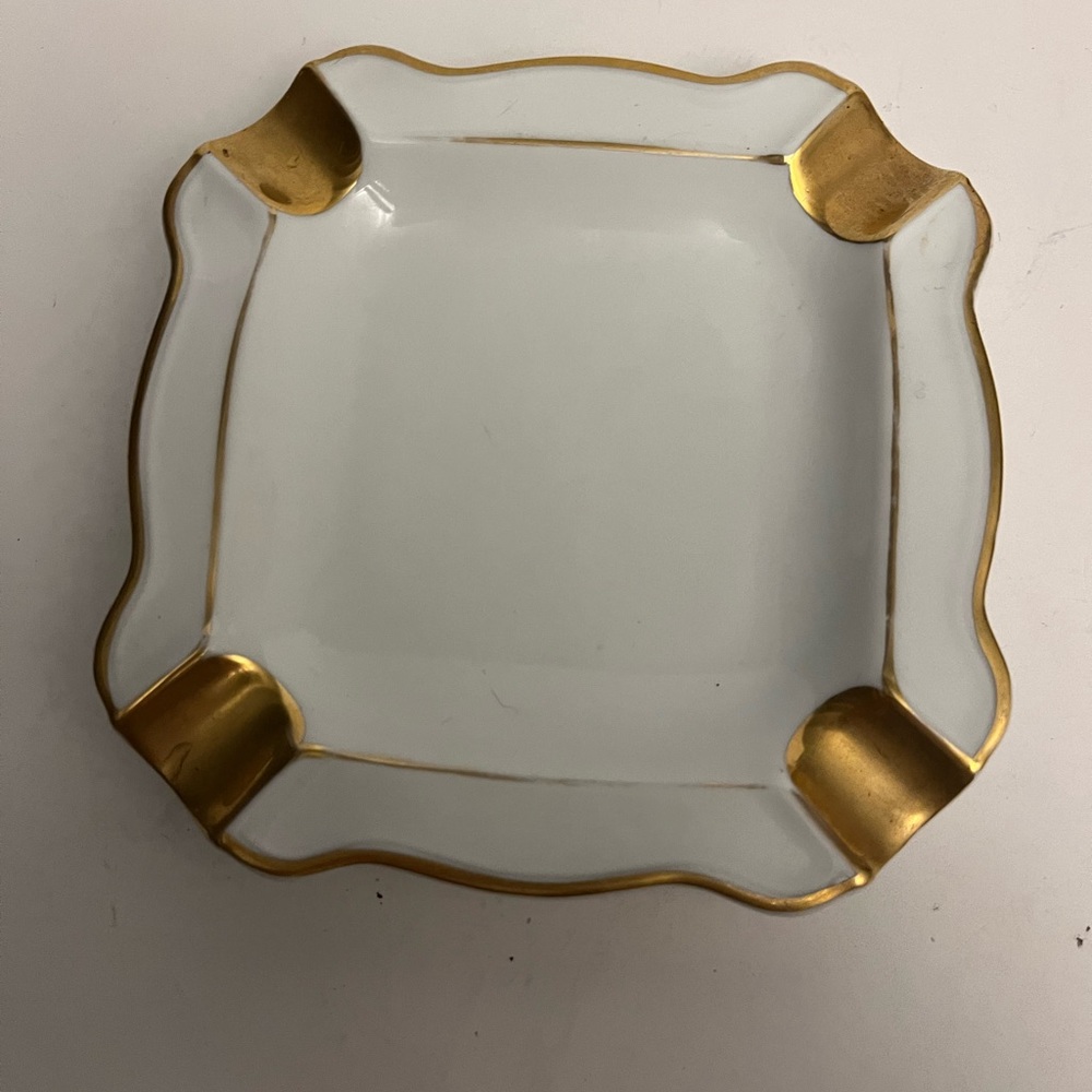 Ashtray Gerold Porzellan Porcelain from Bavaria West Germany pre-owned